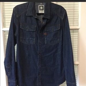 G Star 3301 Denim Shirt. xl excellent condition